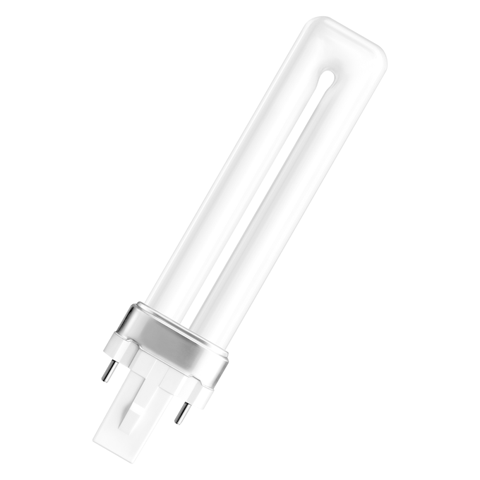 OSRAM DULUX S 9W/830 CFL - Small Warm White Compact Fluorescent Lamp, Ideal for Accent and Task Lighting with Efficient Power Use and Soft Light Quality